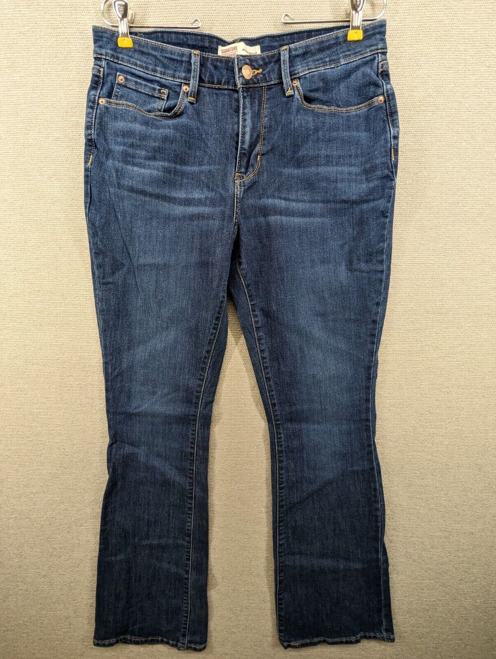 Levi Blue Jeans Size 12 Long Mid Rise Bootcut -0324C102